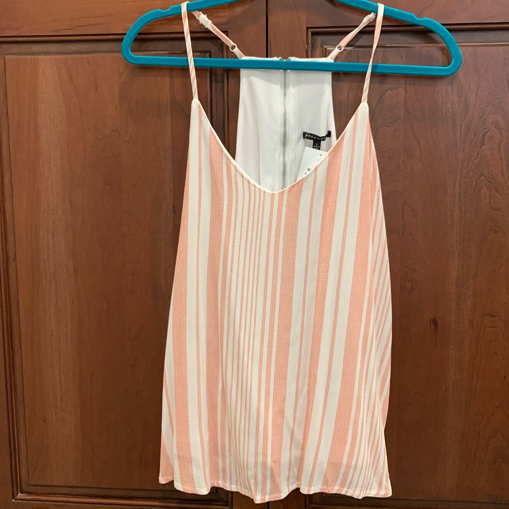 staccato razer back tank